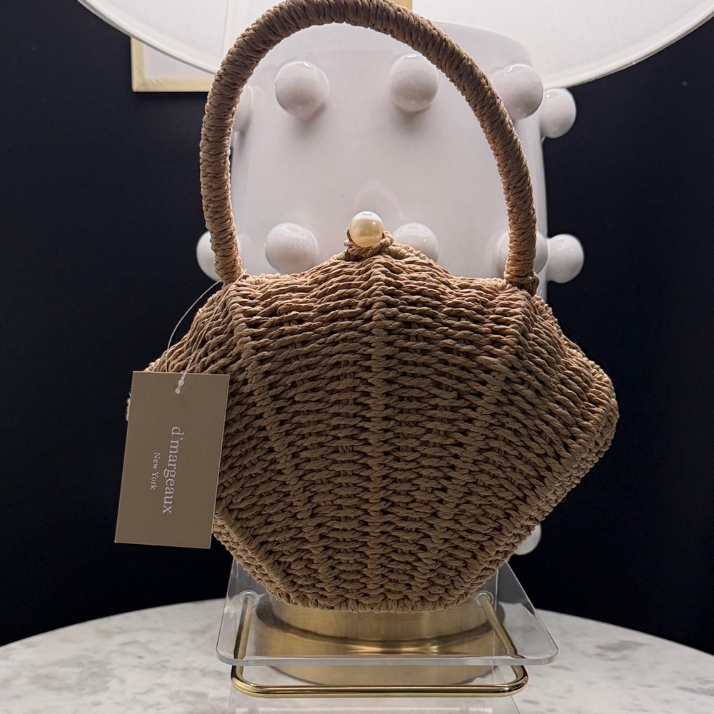 Brown Woven Mini Bag